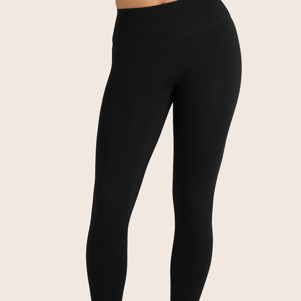 SET Active SPORTBODY® (BLOOPERS) SPORTY MID-RISE LEGGINGS - ONYX Size SOnyx / S